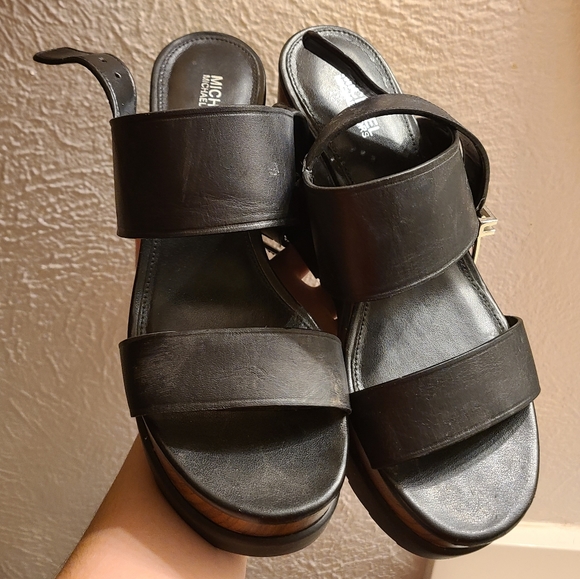 Michael Kors rhett wedge sandals - Picture 3 of 7